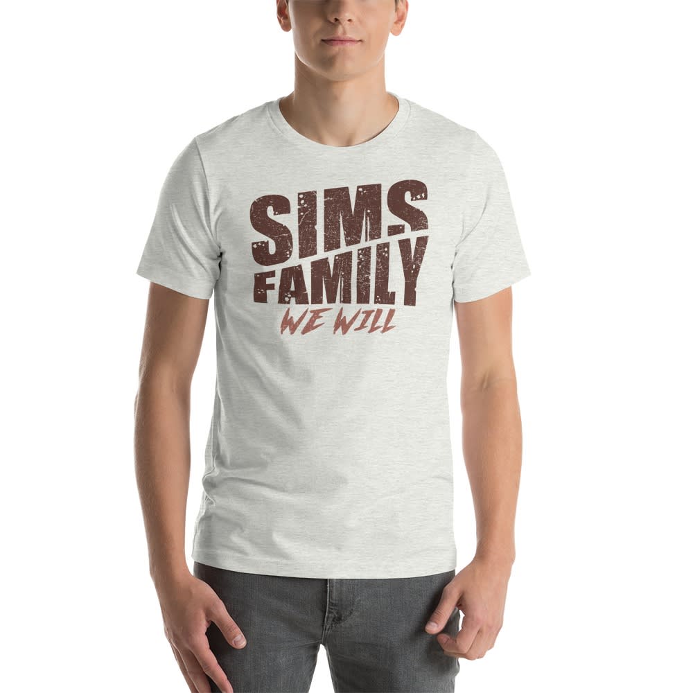 "Sims Family We Will" V#1 by Omar Sims T-Shirt, Dark Logo