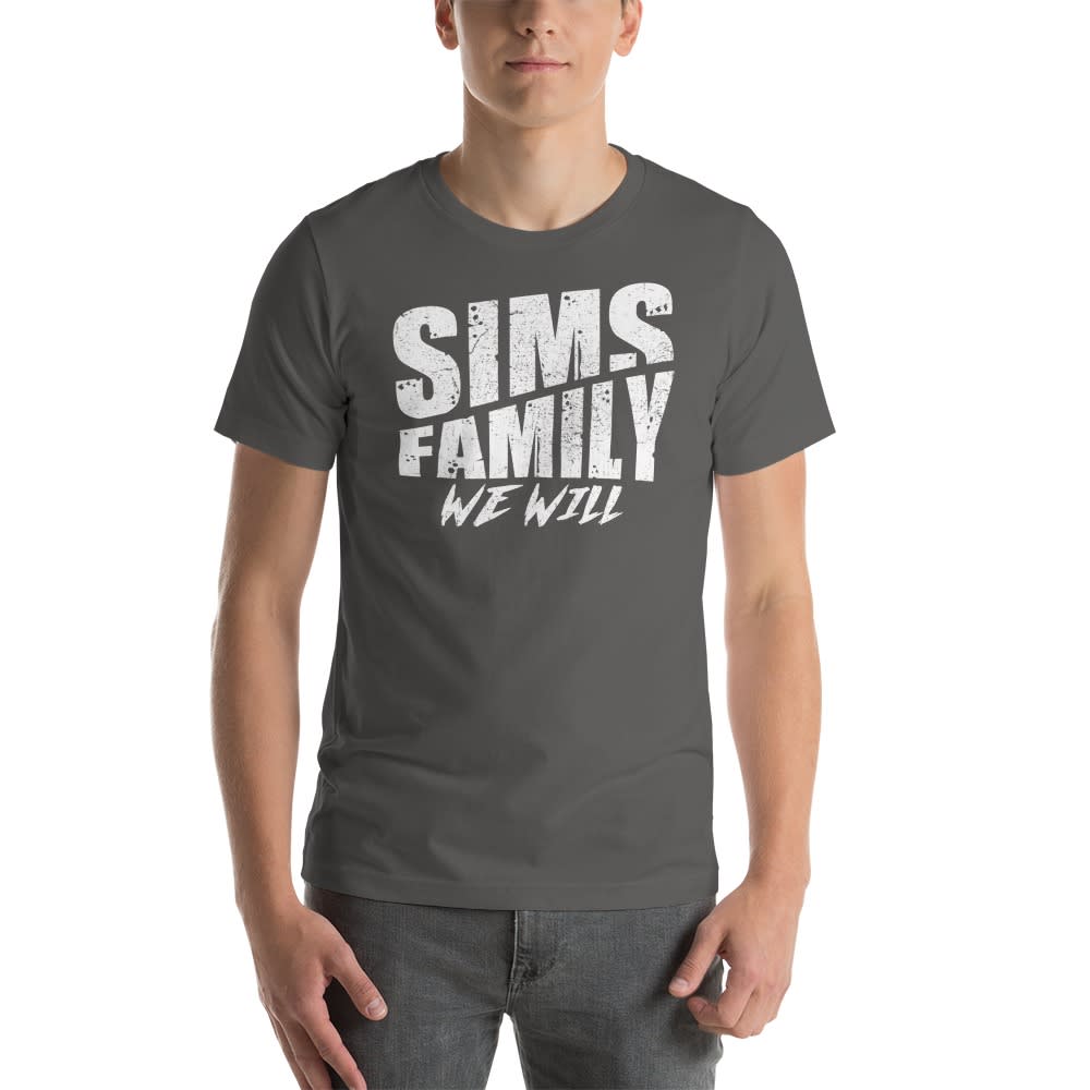 "Sims Family We Will" V#1 by Omar Sims T-Shirt, Light Logo