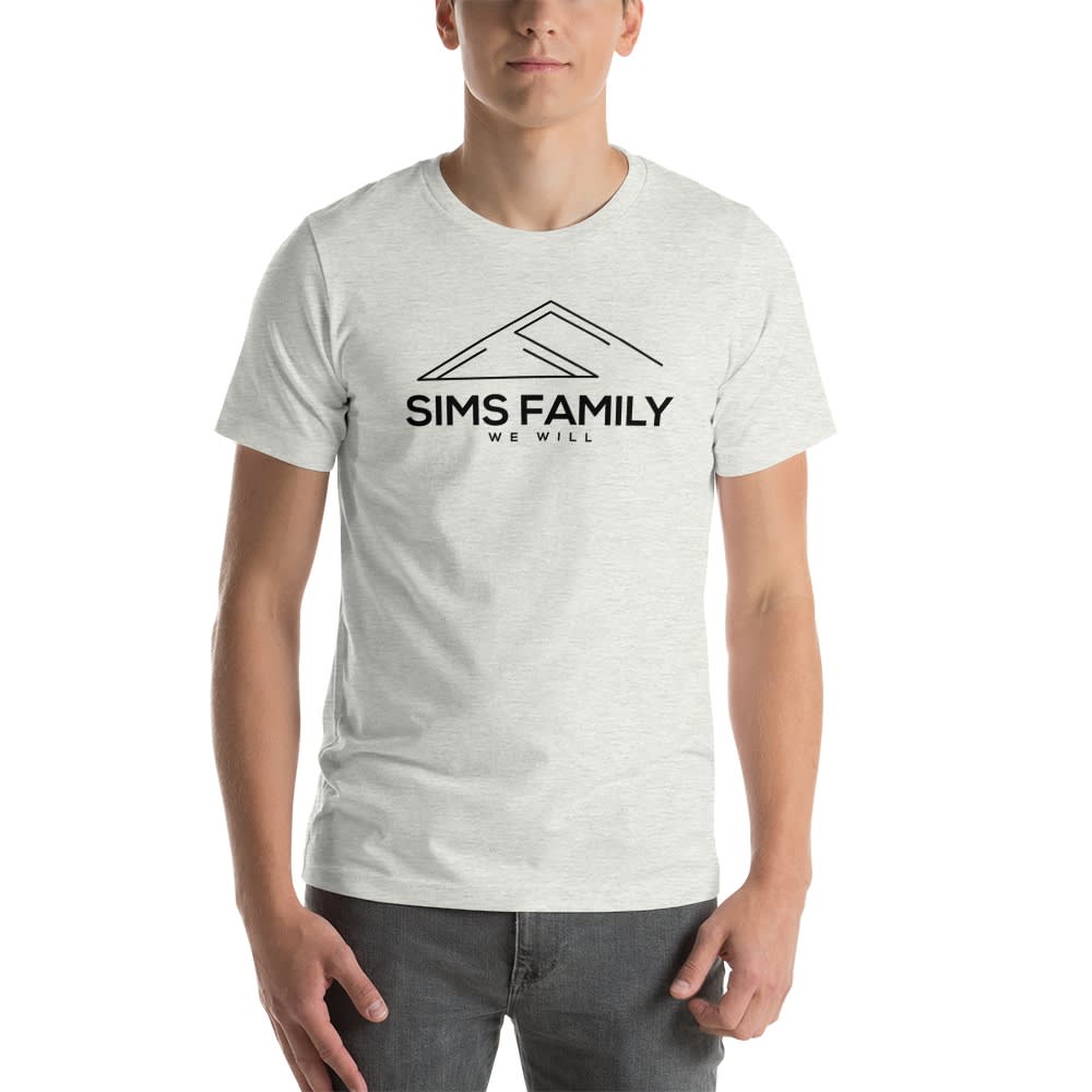 "Sims Family We Will" by Omar Sims T-Shirt, Black Logo