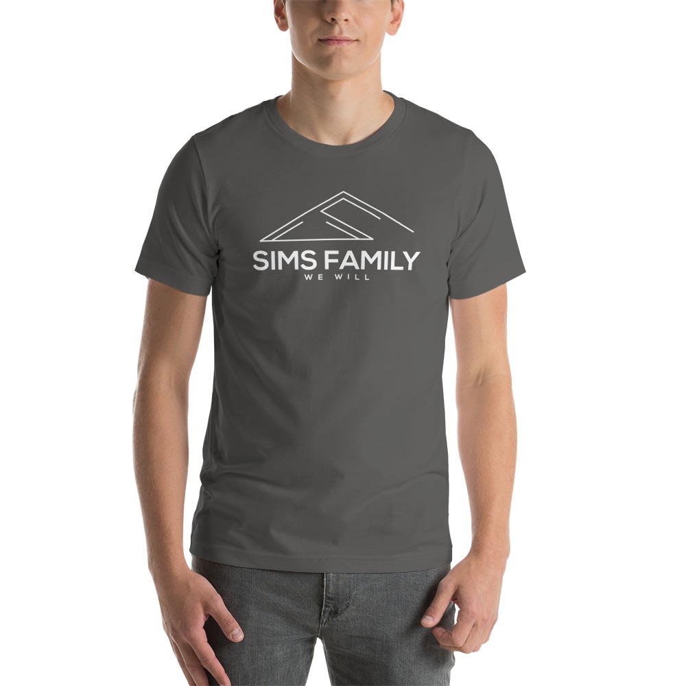 "Sims Family We Will" by Omar Sims T-Shirt, White Logo