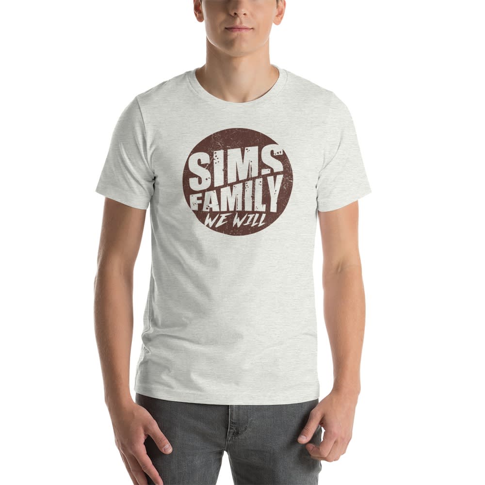 "Sims Family We Will" V#2 by Omar Sims T-Shirt, Dark Logo