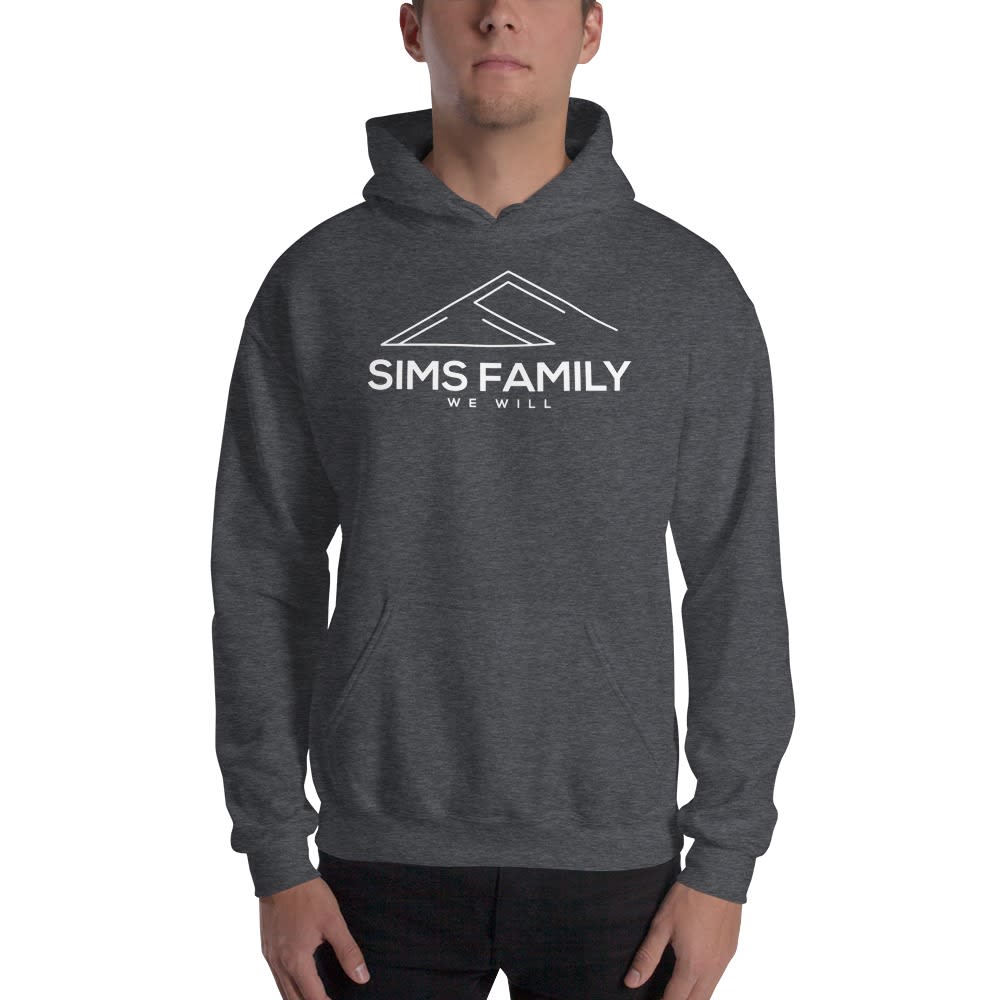 "Sims Family We Will" by Omar Sims Hoodie, White Logo