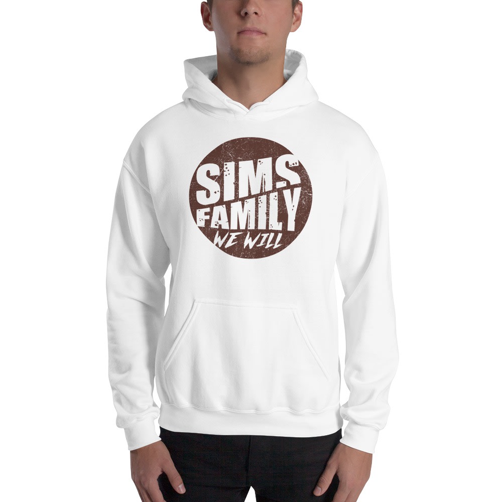 "Sims Family We Will" V#2 by Omar Sims Hoodie, Dark Logo