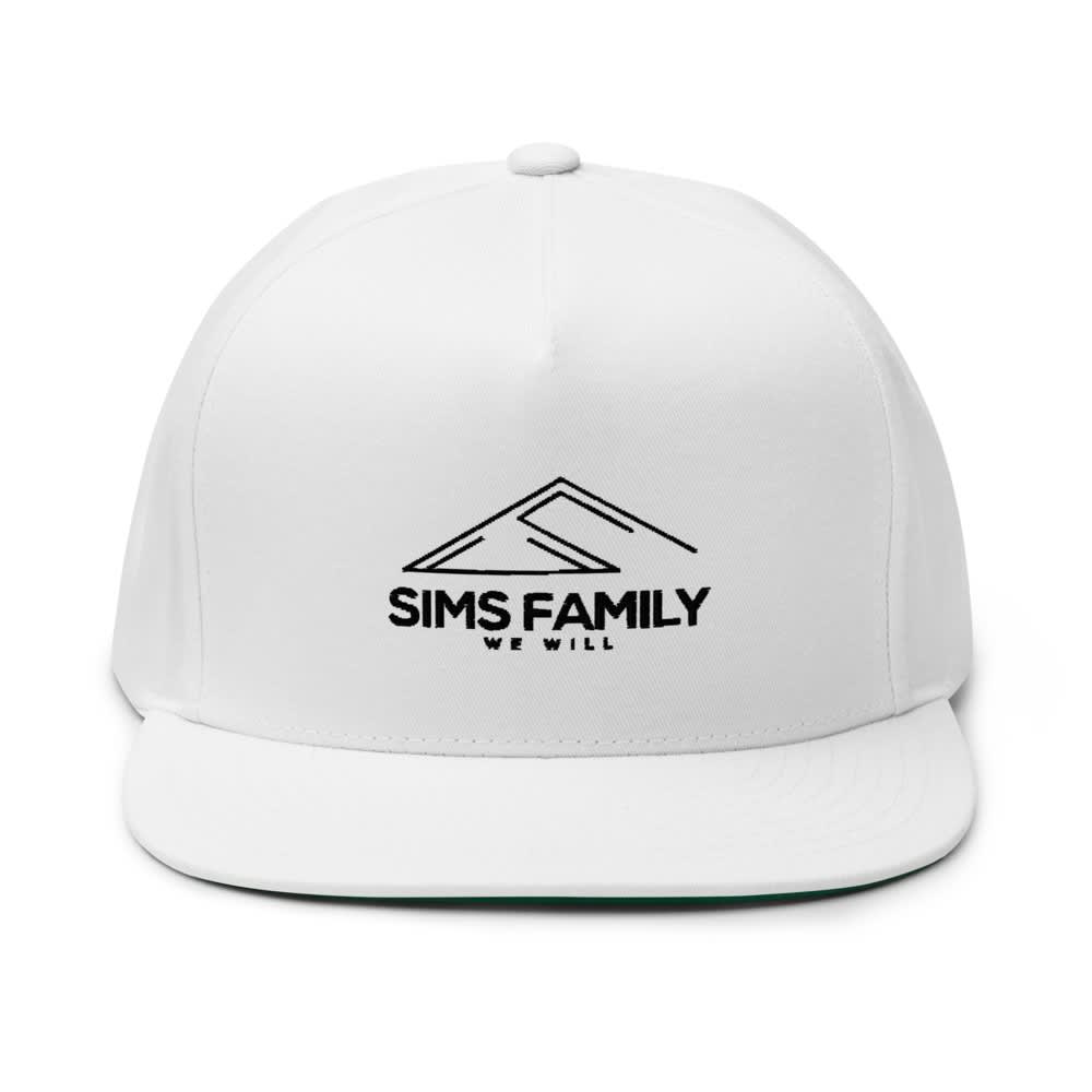 "Sims Family We Will" by Omar Sims Hat, Black Logo 
