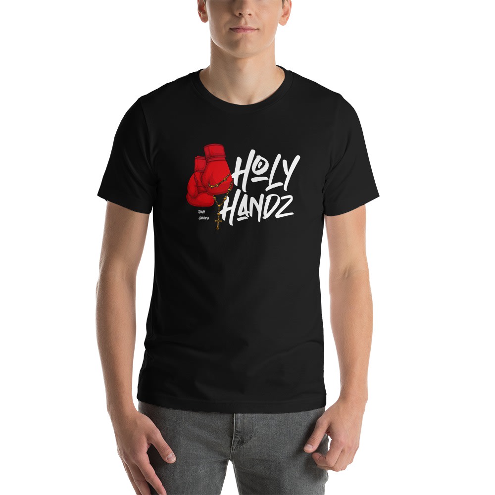 "Holy Handz" by John Gabbana, T-Shirt, Red Logo