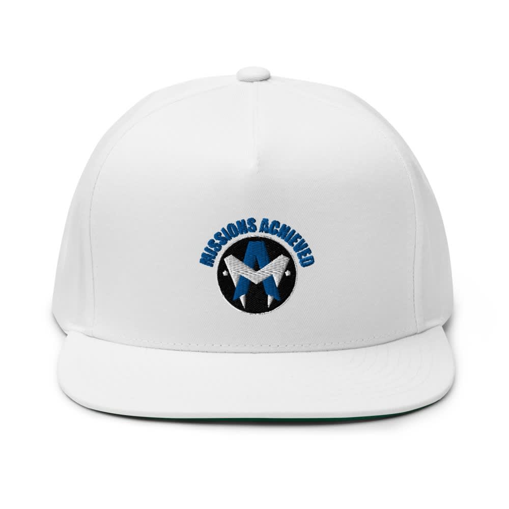 Missions Achieved by Mike Alvarado Hat, Blue Logo