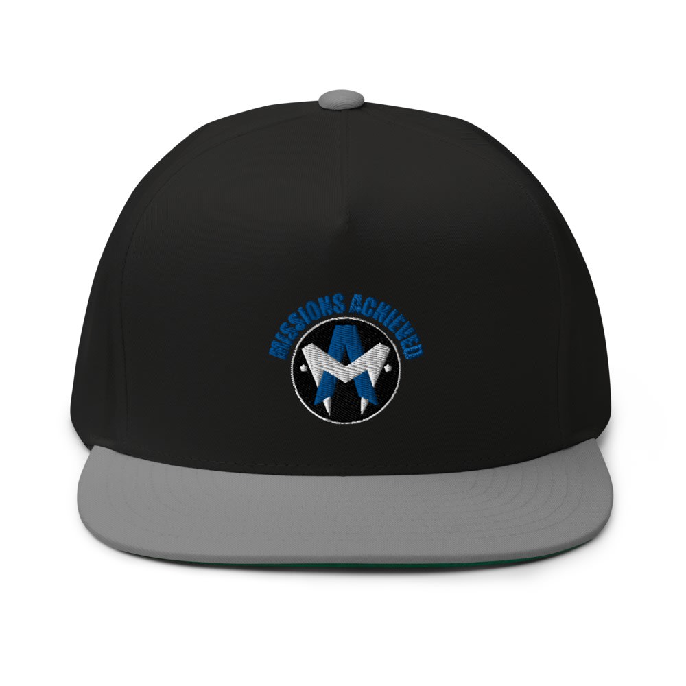 Missions Achieved by Mike Alvarado Hat, Blue Logo