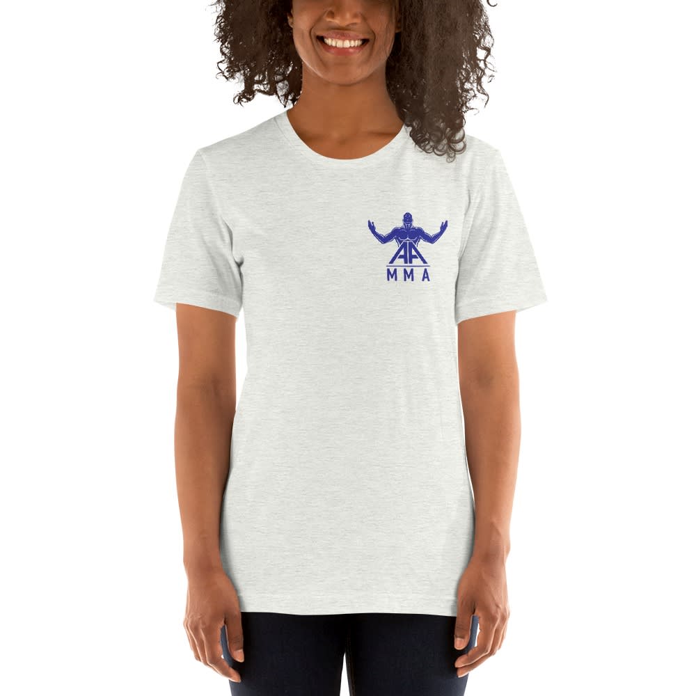 Angel Alvarez Signature Logo, Women's T-Shirt, Blue Logo Mini