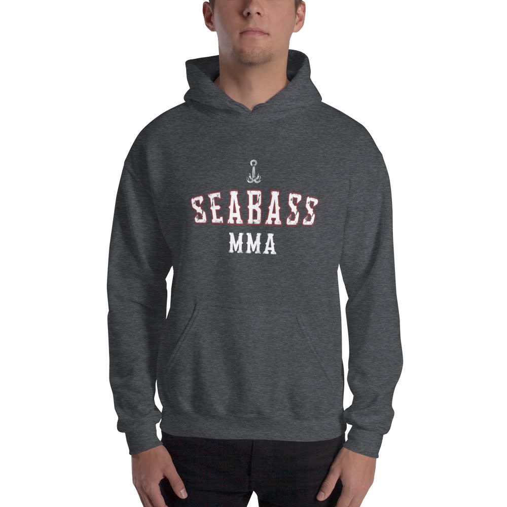 Seabass MMA by Michael Shipman, Men's Hoodie, Light Logo