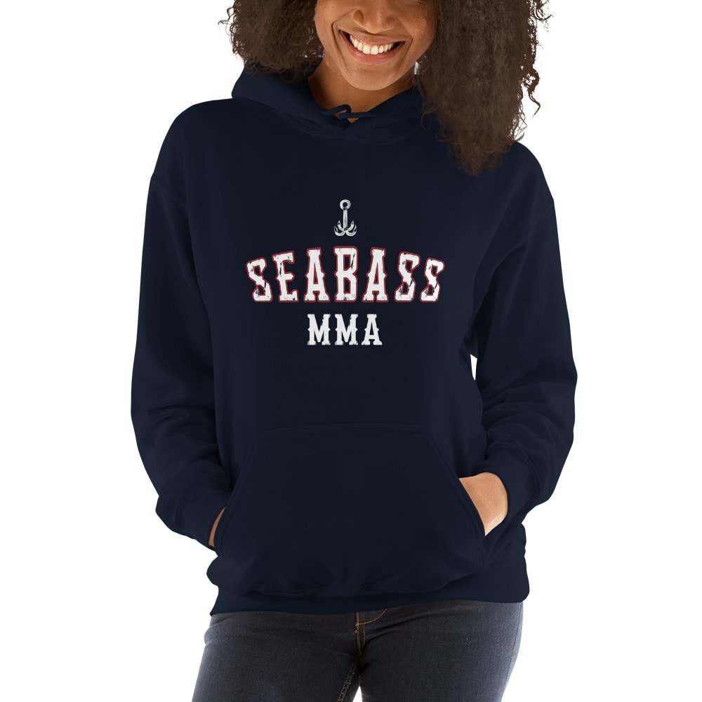 Seabass MMA by Michael Shipman, Women's Hoodie, Light Logo