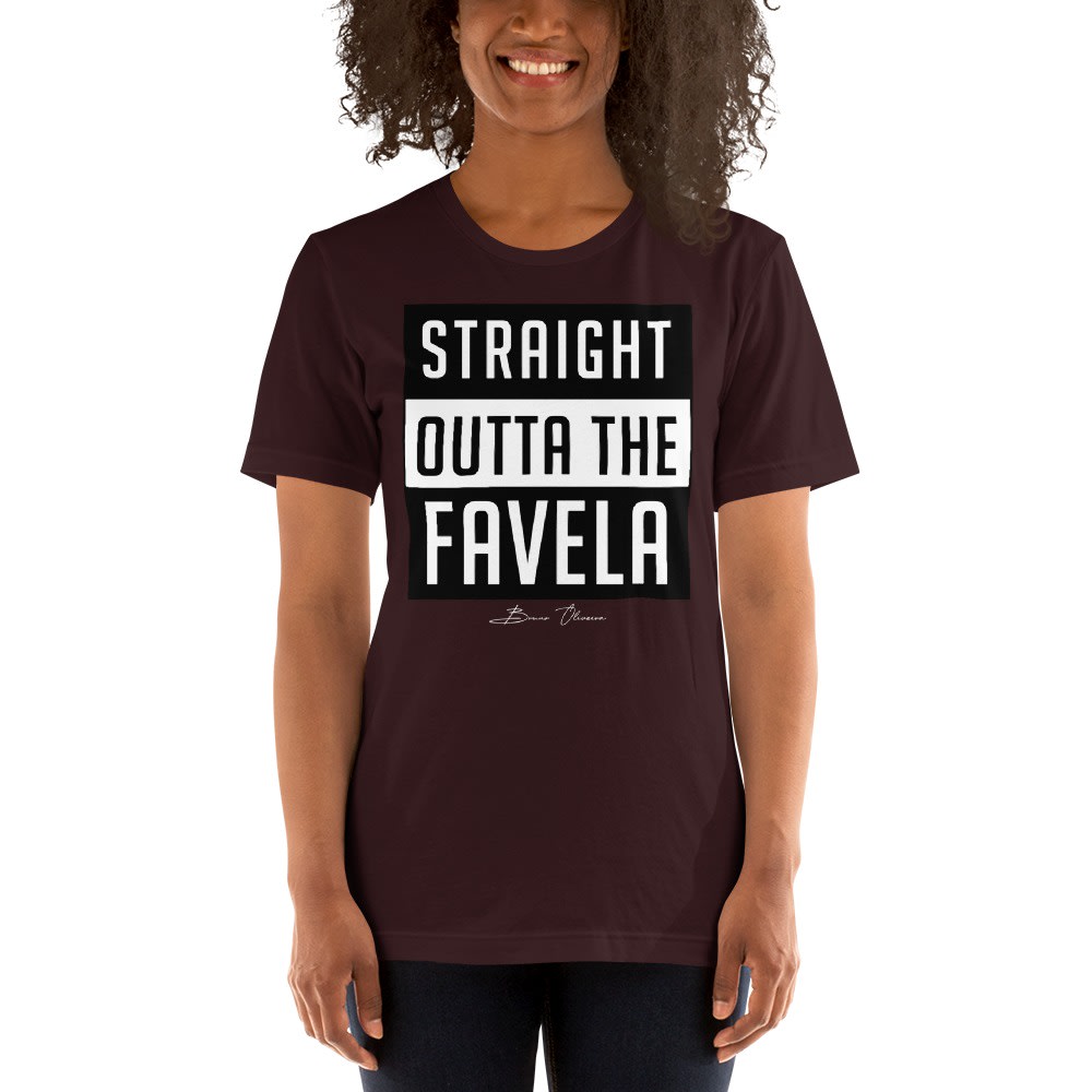 "Straight Outta the Favela" by Bruno Oliveira, Women's T-Shirt