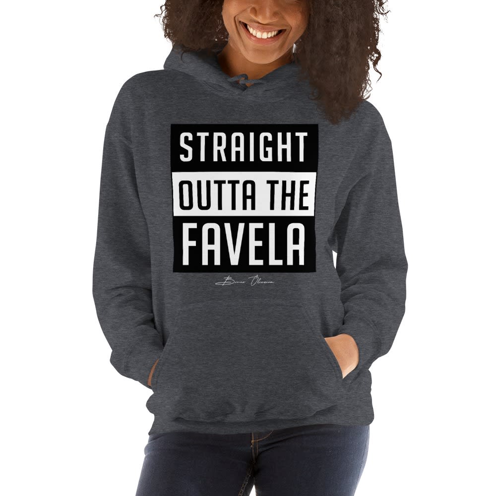 "Straight Outta the Favela" by Bruno Oliveira, Women's Hoodie
