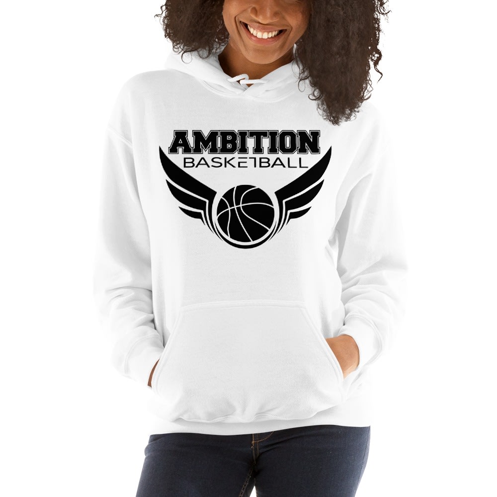 Ambition Basketball by Jerome Rubi Women's Hoodie, Black Logo