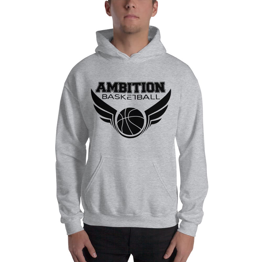 Ambition Basketball by Jerome Rubi Men's Hoodie, Black Logo