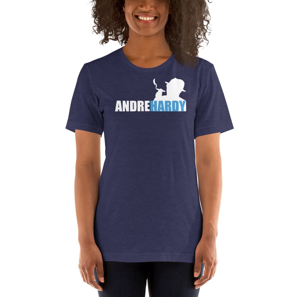 Andre Hardy Women's T-Shirt, White Logo