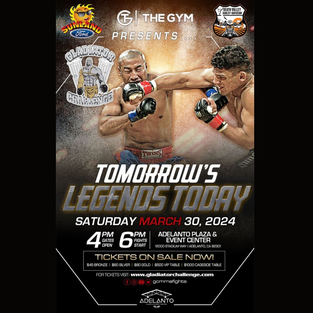 Gladiator Challenge Presents Tomorrow's Legends Today