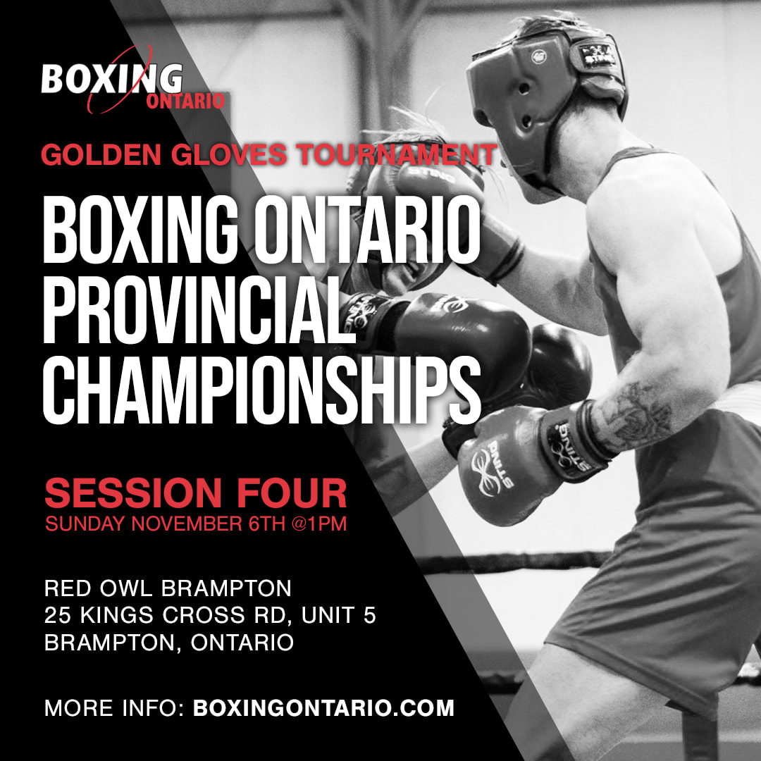 Boxing Ontario Provincial Championships!