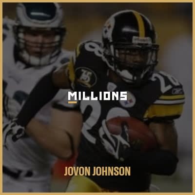 Join Football Athlete, Jovon Johnson, for a live streaming event on MILLIONS.co