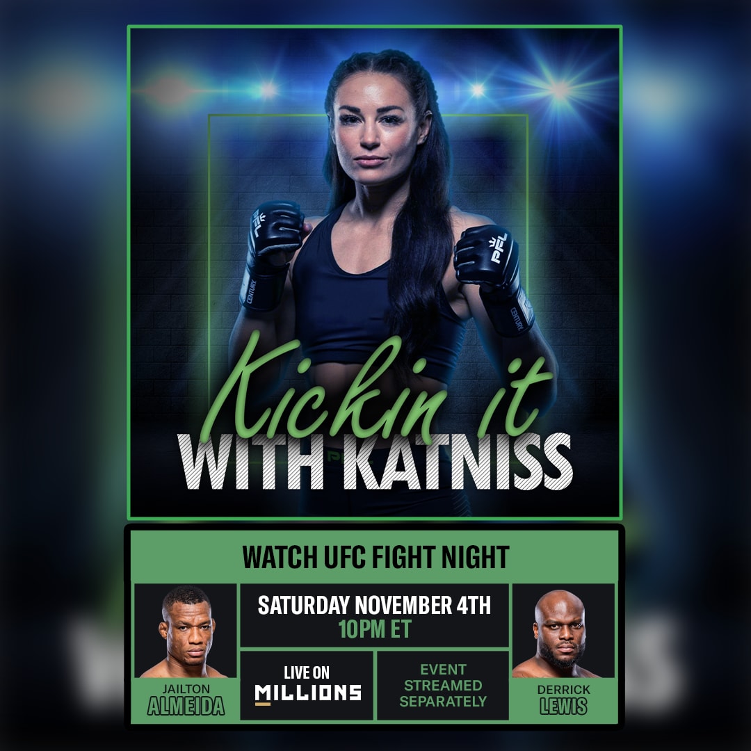 Kaytlin Neil. UFC WatchParty. Fight streamed separately. November 4th, 2023, Only on MILLIONS.co