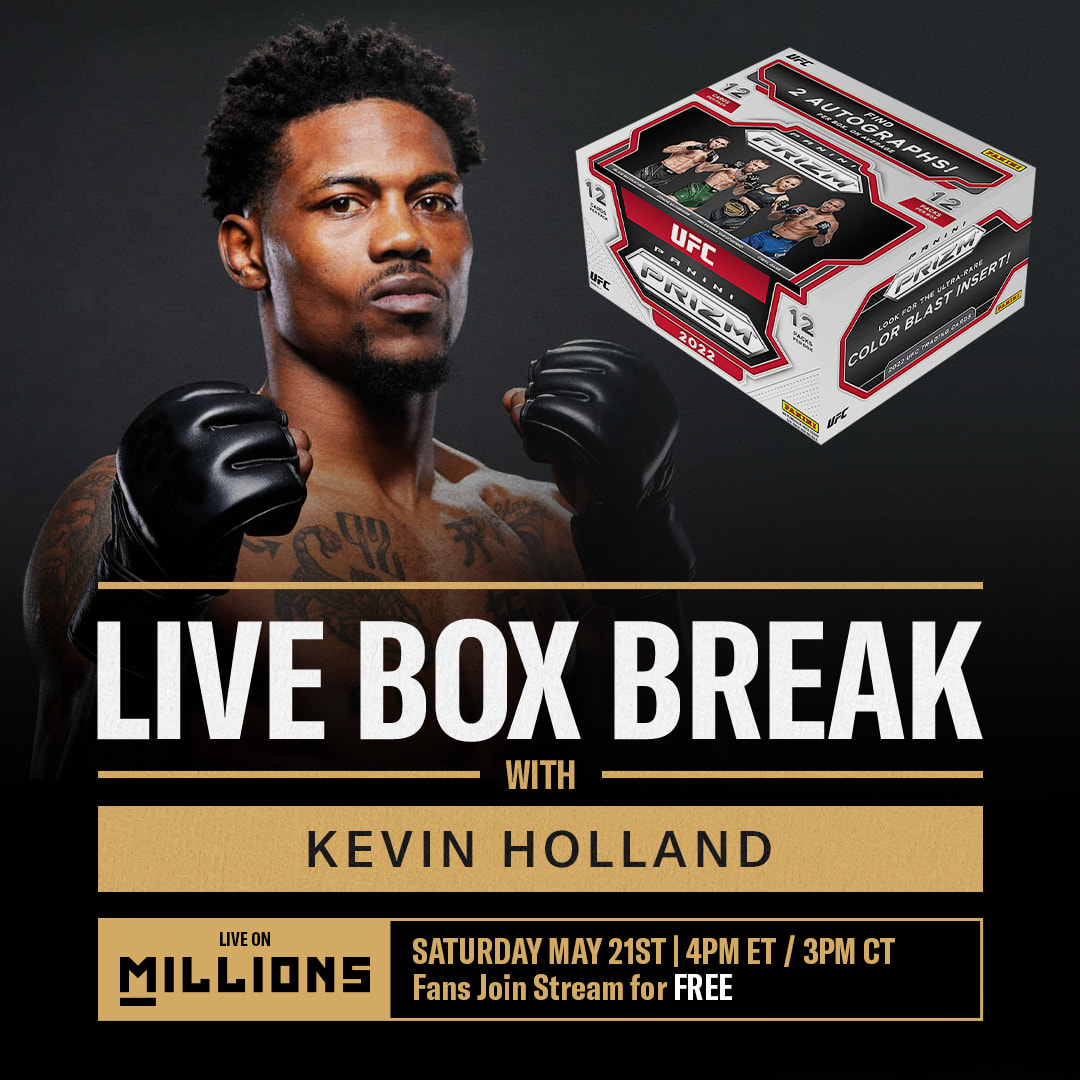 Free Panini Prizm UFC Card Box Break With Kevin Holland