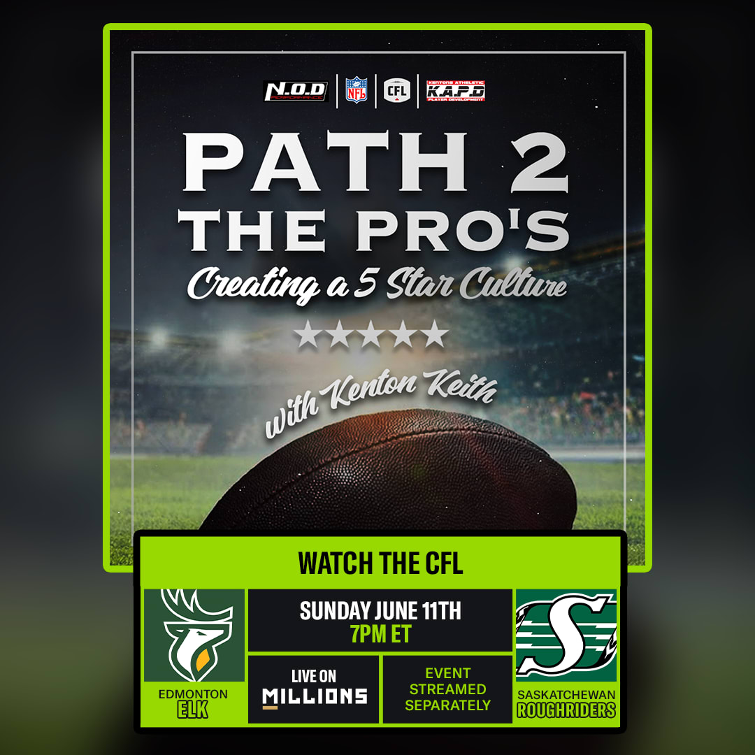 Kenton Keith. CFL WatchParty. Game streamed separately. June 11th, 2023, Only on MILLIONS.co