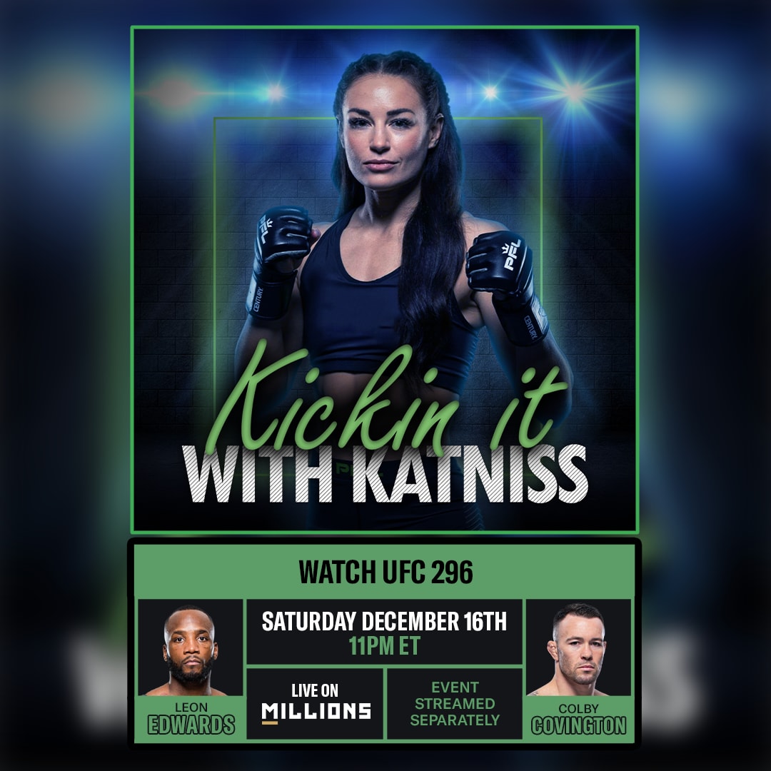 Kaytlin Neil. UFC WatchParty. Event streamed separately. December 16th, 2023, Only on MILLIONS.co