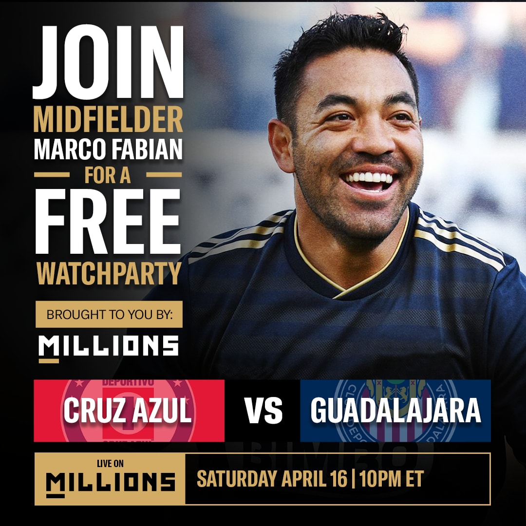 FREE Liga MX WatchParty with Midfielder Marco Fabian