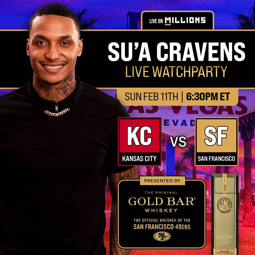 The Gold Bar Golden Hour Football WatchParty With Su'a Cravens