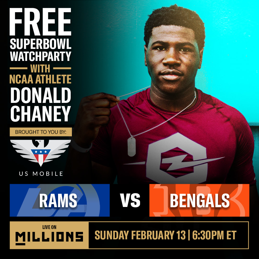 FREE NFL SuperBowl WatchParty with Hurricanes Running-back Donald Chaney brought to you by US Mobile