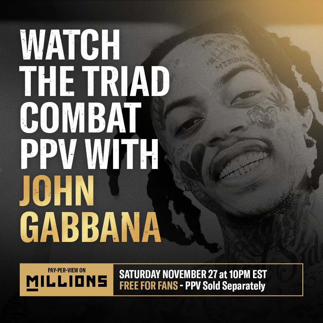 Watch the Triad Combat PPV with John Gabbana