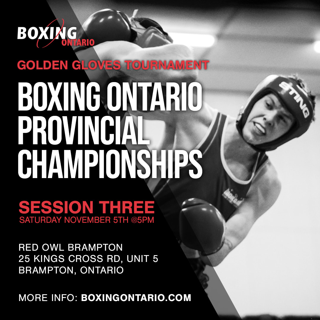 Boxing Ontario Provincial Championships!